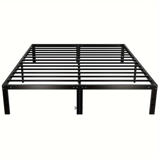 Metal Bed Frame – Sturdy Platform with Storage, No Box Spring Needed (Twin/Full/Queen/King)