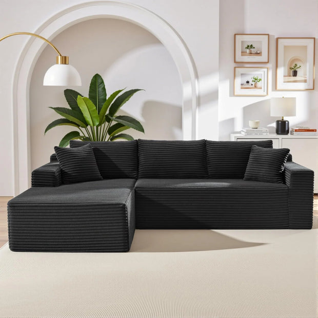 New Boneless Sofa Modular Vaccume Compressed Sofa 3 Seater for Living Room