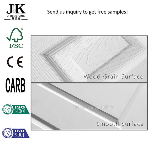 JHK-004 Good Quality With Cheap Price White Primer Interior Wooden Door