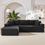 Compressed Sofa in a Box Vacuum Modular L Shape 3-seater  Living Room Furniture Sectional Sofa