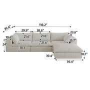 JIYI Modern High-Density Sponge Fabric Sofa Bed Boneless Compressed Vacuum Made in China Living Room Furniture Set