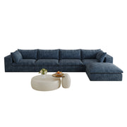 JIYI Cloud Sofa Bed Vacuum Compressed Sofa With Corduroy Fabric And Removable Cushion