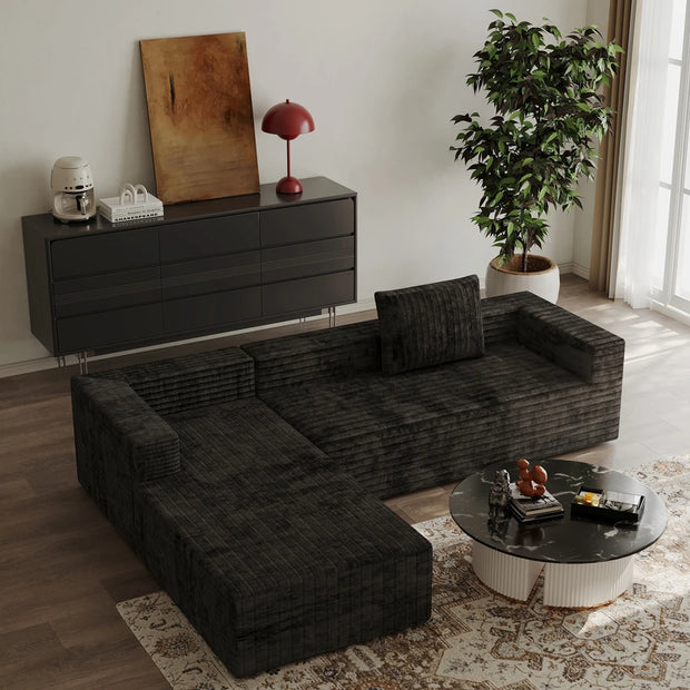 New Boneless Sofa Modular Vaccume Compressed Sofa 3 Seater for Living Room