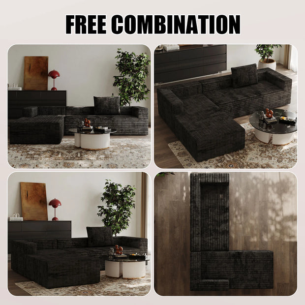 l Shape Modular Apartment Sofa Modern Vacuum Roll Compression Sofa Sectional Furniture Living Room