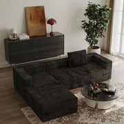 Compressed Sofa in a Box Vacuum Modular L Shape 3-seater  Living Room Furniture Sectional Sofa