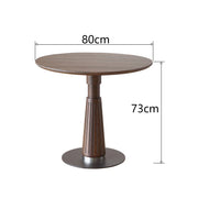 Round Mid-Century Modern Dining Table  Best Choice Products 31.5inSpace-Saving Dinette  Leisure Table for 2 to 4 Person