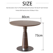 Round Mid-Century Modern Dining Table  Best Choice Products 31.5inSpace-Saving Dinette  Leisure Table for 2 to 4 Person
