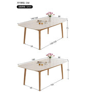 Wood Restaurant Dining Table Kitchen Coffee Conference Luxury Mid Century Living Room Dining Table Study Muebles Salon Furniture