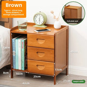 Bedside table simple solid wood small cabinet storage cabinet bedroom bedside simple Nordic European modern mini