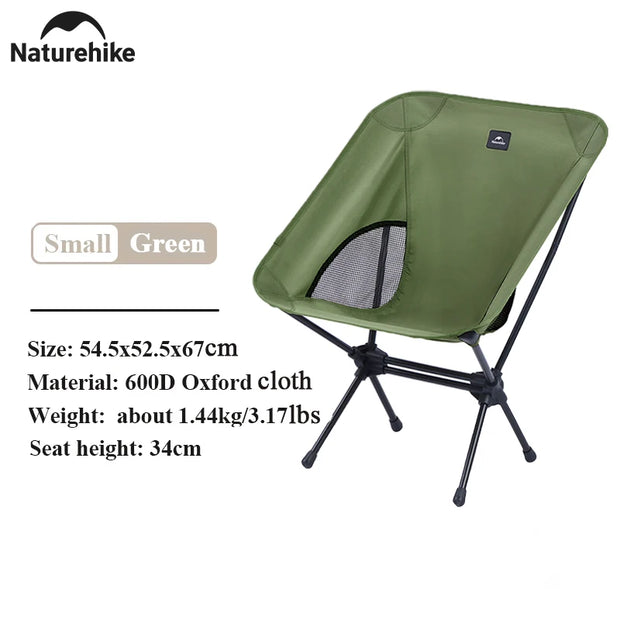 Naturehike Camping Chair Yl08 Ultralight Foldable Moon Chair Outdoor Portable Widened Picnic Chair Folding Travel Beach Chair
