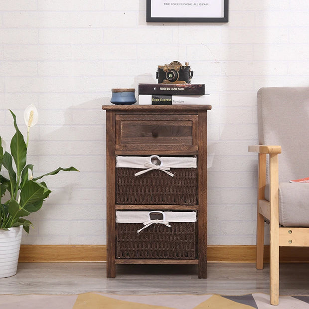 Modern Bedside Table with Drawer – Bedroom Furniture Nightstand