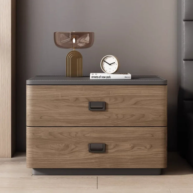 Italian Style Space-Saving Bedside Table – Modern Aesthetic Bedroom Storage Nightstand