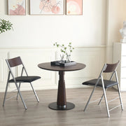 Round Mid-Century Modern Dining Table  Best Choice Products 31.5inSpace-Saving Dinette  Leisure Table for 2 to 4 Person