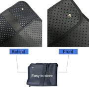 Grounding Mat For Bed Grounding Pad Mattress Cover While Sleeping Twin Size Conductive Carbon Coated Vegan Leather Mattress Pad