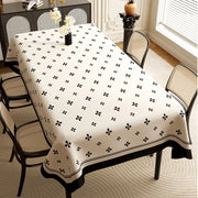 Waterproof & Oil-Proof PVC Dining Tablecloth – Light Luxury High-End Protective Mat