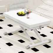 Multifunctional Dining Tables Lifting Folding Restaurant Tables Extendable Room Desk Dual-purpose Rectangular Dining Room Sets