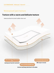 Waterproof & Oil-Proof PVC Dining Tablecloth – Light Luxury High-End Protective Mat