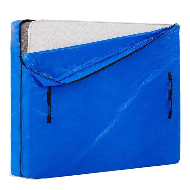 Mattress Bag for Moving and Storage,Heavy Duty Tarp Reusable Mattress Storage Bag,Easy Carrier Mattress Moving Cover