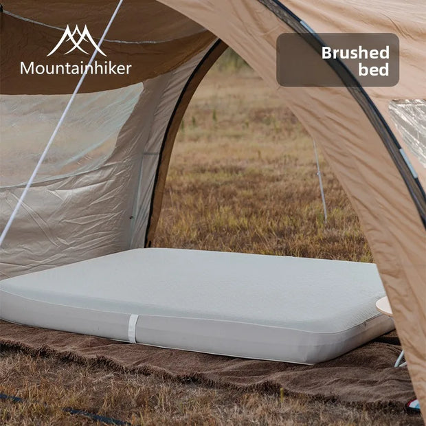 Brushed bed, marble cloud bed, inflatable mattress, tent, outdoor camping, camping household floor bed, air mattress