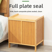 Simple Solid Wood Bedside Table – Small Storage Cabinet, Nordic European Mini Nightstand