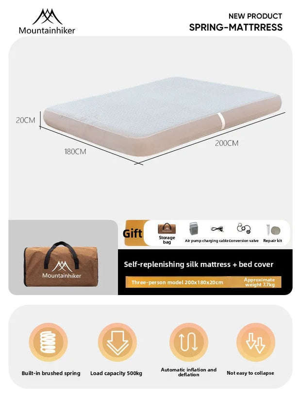 Brushed & Inflatable Queen Mattresses for Indoor & Outdoor Comfort – Air, Tent & Camping Beds