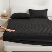 Quilted Thick Waterproof Mattress Cover Mattress Protector Queen King Fitted Sheet Bed Pad Cover Bed Topper ( No Pillow Case)