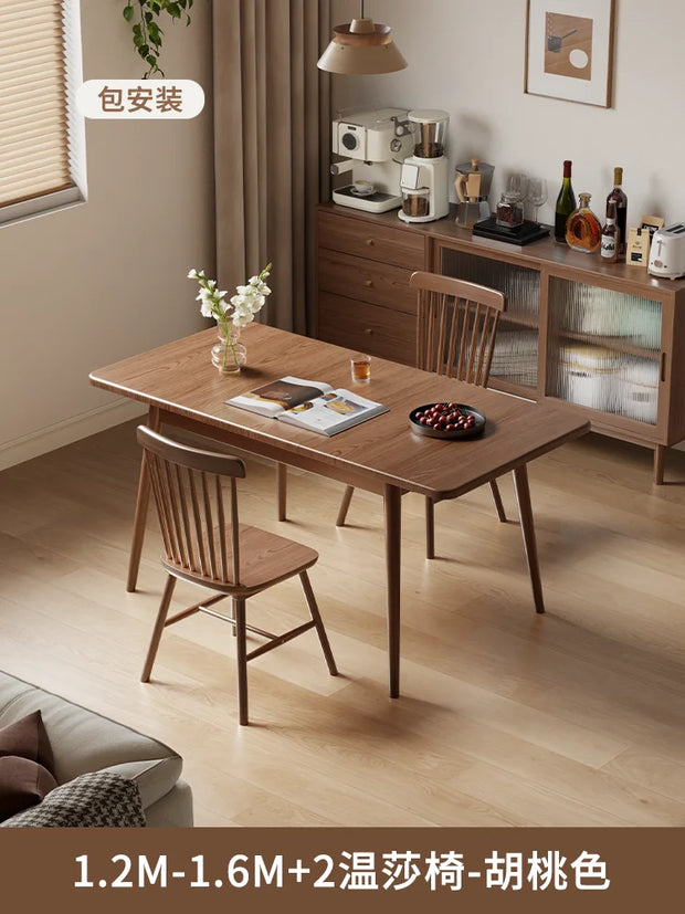 Luxury Minimalist Folding Dining Table – European Style Portable Mesa Dobrável for Kitchen