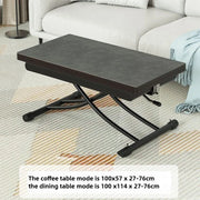 Multifunctional Lifting & Folding Dining Table – Extendable Rectangular Restaurant & Room Desk