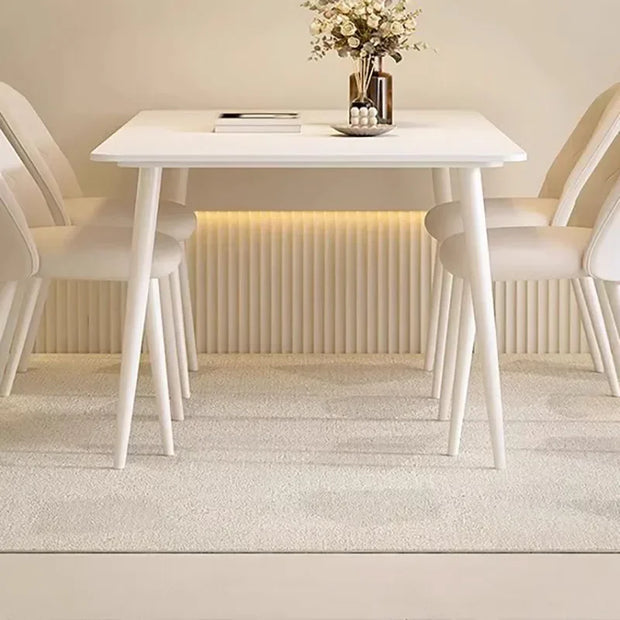 Wooden Nordic Dining Table Rectangle Minimalist Living Room Dining Table Simple Luxury Mesas De Jantar Garden Furniture Sets