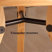 Solid Wood Dining Table Dining Room Round Table Modern Nordic Individual Movable Tables Living Room Home Furniture Tables To Eat