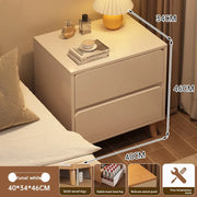 Bedside Table with Drawer – Bedroom Side Cabinet Storage Nightstand