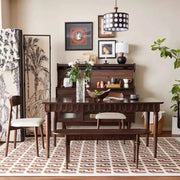 Unique Designer Nordic Rectangular Dining Table – Large Salon Centerpiece & Entrance Hall Furniture