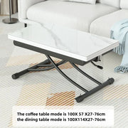 Multifunctional Lifting & Folding Dining Table – Extendable Rectangular Restaurant & Room Desk