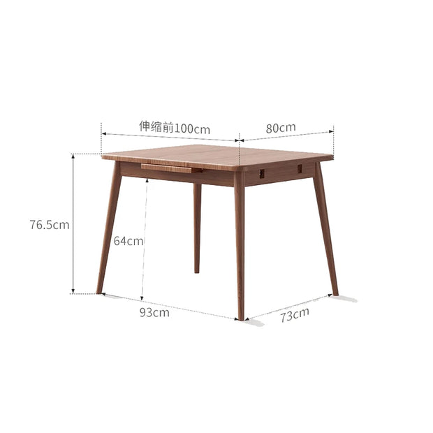Luxury Minimalist Folding Dining Table – European Style Portable Mesa Dobrável for Kitchen