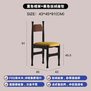 Mid Century Dark Foldable Dining Table – French Chic Vintage with Unique Tall Legs