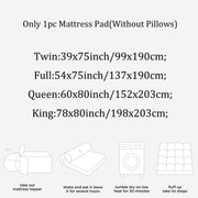 Cooling Mattress Pad Quilted Fitted Mattress Cover Mattress Topper Breathable Mattress Protector with 8-21 Inch Deep Pocket