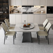 Reception Turntable Dining Table Luxury Nordic Entryway Dining Table Salon Makeup Entryway Unique Mesa Muebles Home Furniture