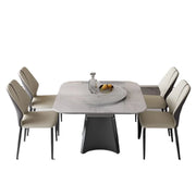 Luxury Nordic Reception Turntable Dining Table – Unique Entryway & Salon Furniture