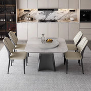 Reception Turntable Dining Table Luxury Nordic Entryway Dining Table Salon Makeup Entryway Unique Mesa Muebles Home Furniture