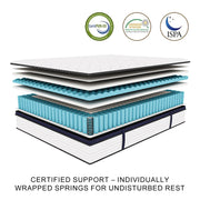10/12/14 Inch Queen Size Mattress, Hybrid Mattress, Medium Firm for Pressure Relief, Cool Sleep & Partner Motion Isolation