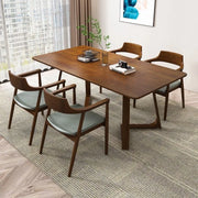 Pure Solid Wood Dining Table for Home Use High-End Restaurant Furniture Simple Design for Multiple People