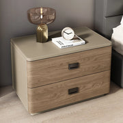 Italian Style Space-Saving Bedside Table – Modern Aesthetic Bedroom Storage Nightstand