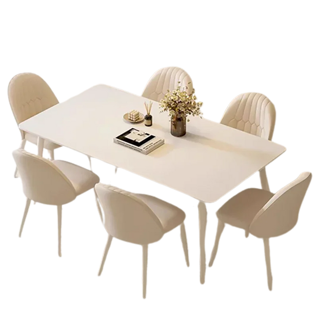 Wooden Nordic Dining Table Rectangle Minimalist Living Room Dining Table Simple Luxury Mesas De Jantar Garden Furniture Sets