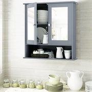Gray Bathroom Cabinet with Mirror Furniture for Your Modern Bathroom Decor