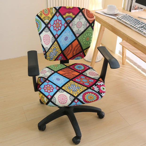 Computer Office Chair Covers Stretch Desk Chair Cover Computer Chair Cover Universal Desk Rotating Chair Slipcovers