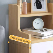 Wooden Bedside Table Multifunctional Storage Cabinet Drawer Style Storage Cabinet Easy To Assemble Bedside Table Simple Storage