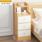 Wooden Bedside Table Multifunctional Storage Cabinet Drawer Style Storage Cabinet Easy To Assemble Bedside Table Simple Storage