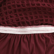 High Quality Seersucker Chair Cover For Dining Room Banquet Chair Slipcover Stretch Chair Skirt Elastic Wedding Chair Decoration