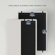 Twin Size Grounding Pad for Bed – Conductive Carbon & Vegan Leather Mattress Cover for Earthing and Sleep Health