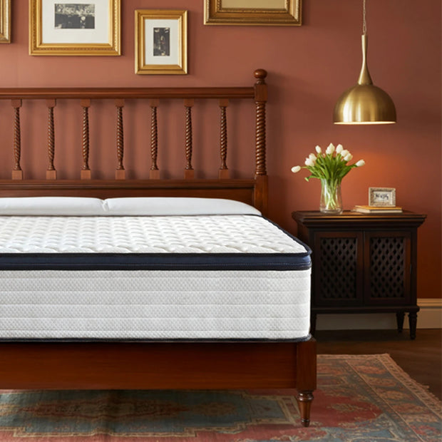 10/12/14 Inch Queen Size Mattress, Hybrid Mattress, Medium Firm for Pressure Relief, Cool Sleep & Partner Motion Isolation
